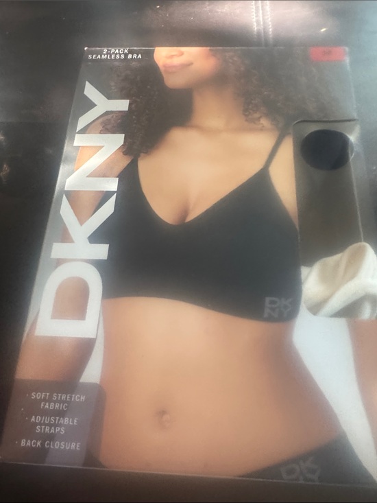 Dkny Other - DKNY Seamless Bralette 2-Pack — Black & Cream size M